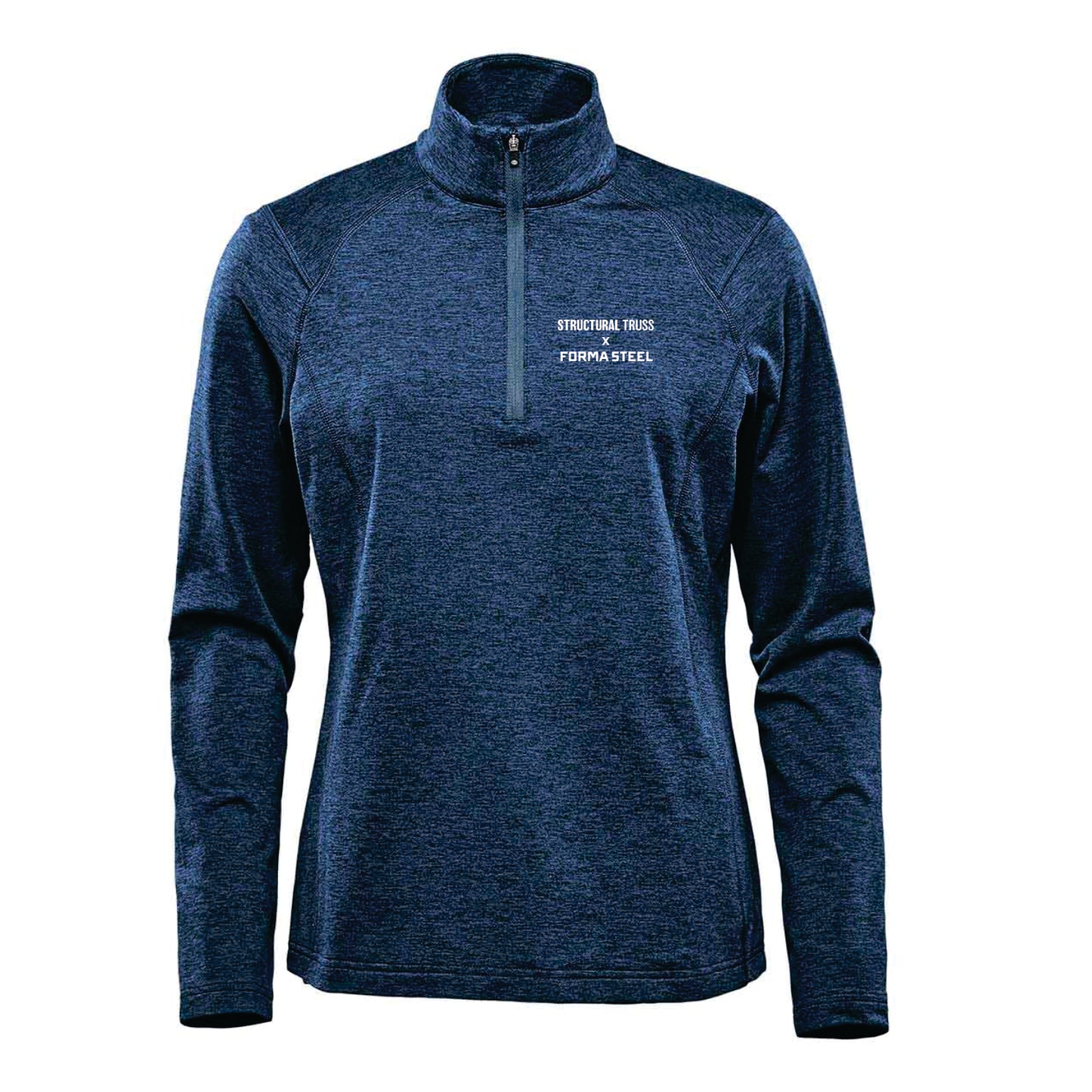 WOMEN'S TREELINE PERFORMANCE 1/4 ZIP PULLOVER - HTZ-2W - STRUC. TRUSS & FORMA STEEL - EMB