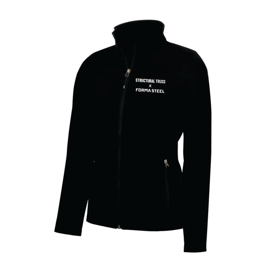 WOMEN'S COAL HARBOUR SOFT SHELL JACKET - L7603 - STRUC. TRUSS & FORMA STEEL - EMB