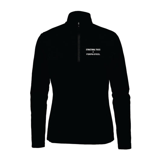 WOMEN'S TREELINE PERFORMANCE 1/4 ZIP PULLOVER - HTZ-2W - STRUC. TRUSS & FORMA STEEL - EMB