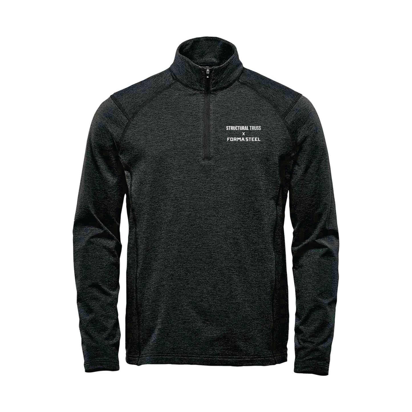 MEN'S TREELINE PERFORMANCE 1/4 ZIP PULLOVER - HTZ-2 - STRUC. TRUSS & FORMA STEEL - EMB