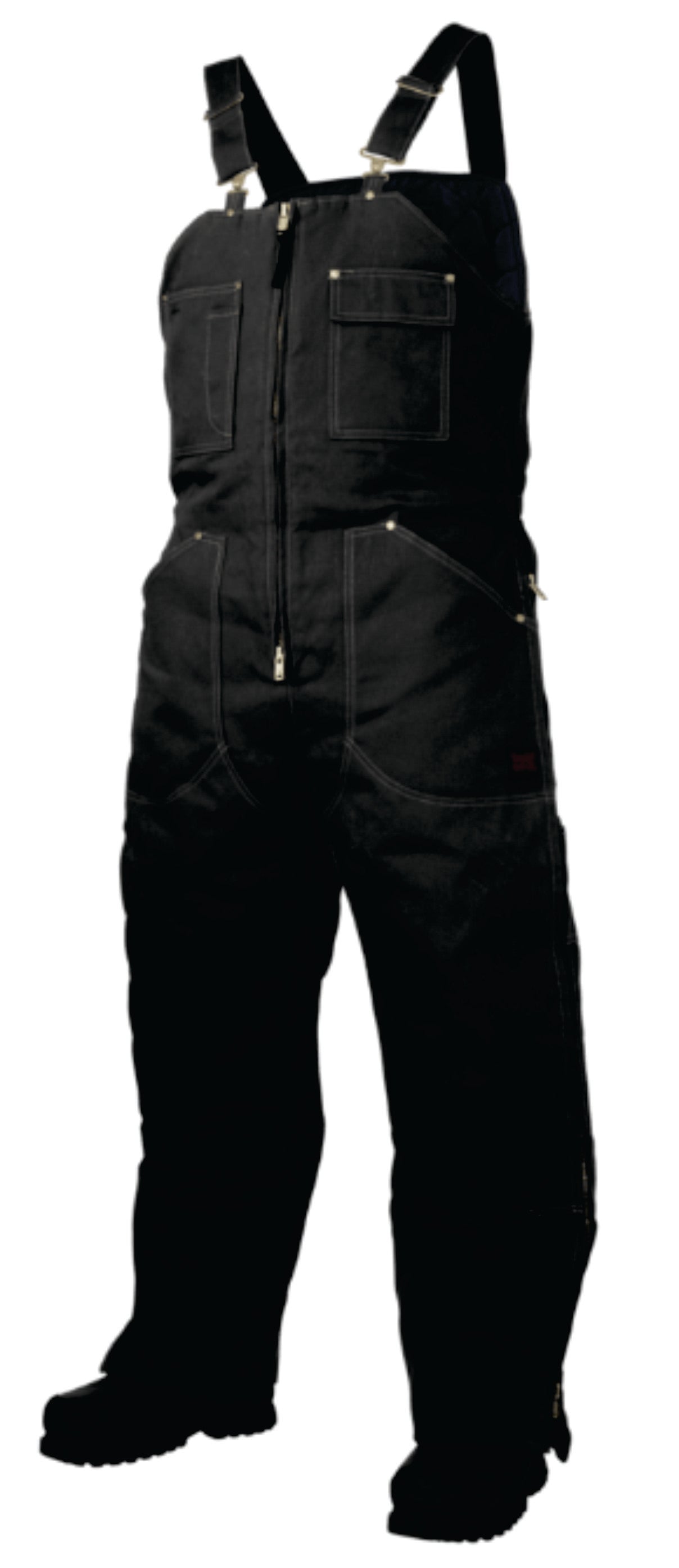 TOUGH DUCK INSULATED BIB OVERALLS - WB03 - CATTLE TECH LOGO - EMB