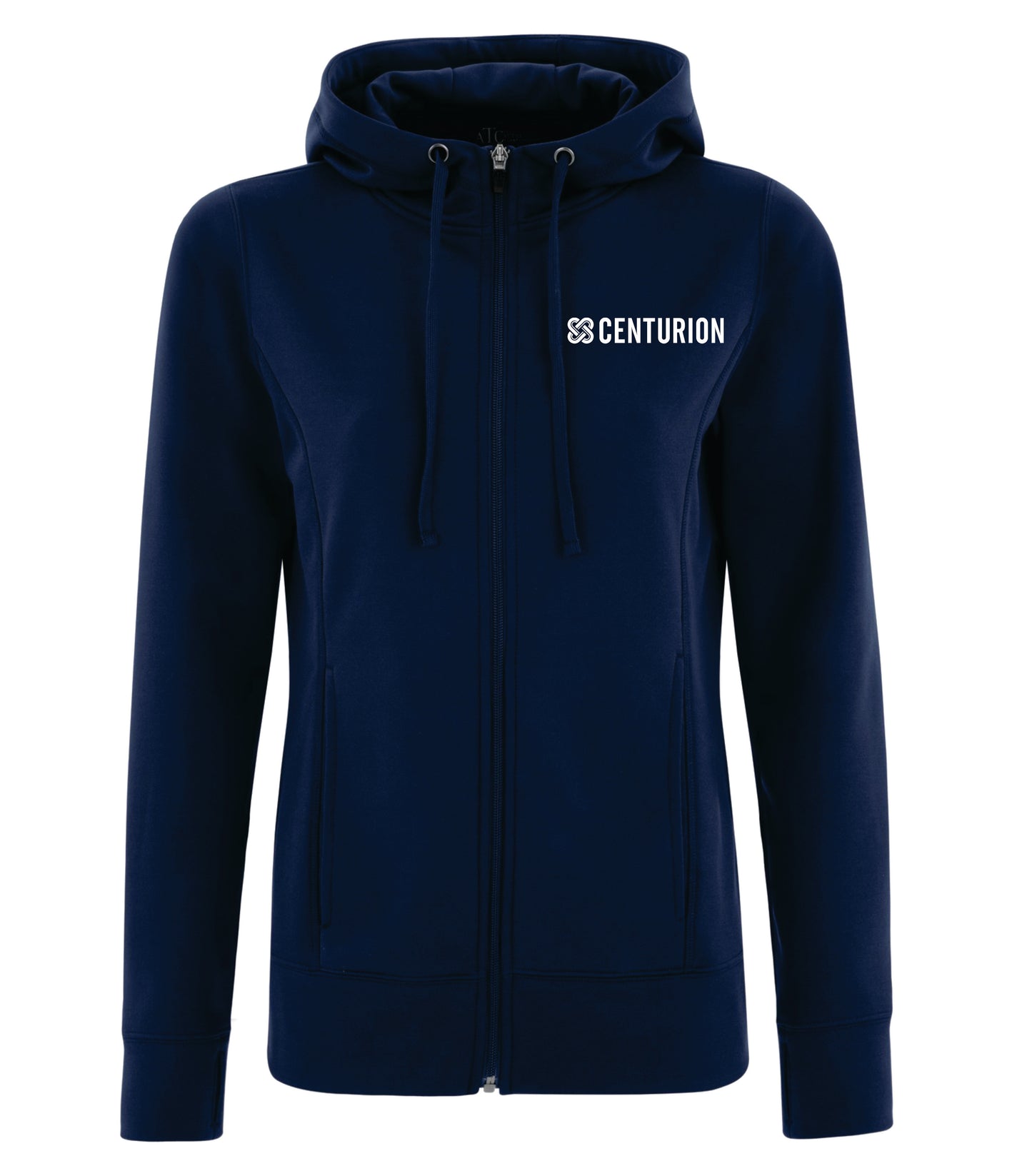 GAME DAY FLEECE FULL ZIP HOODED SWEATSHIRT - L2004 - LADIES' - CENTURION LOGO - EMB