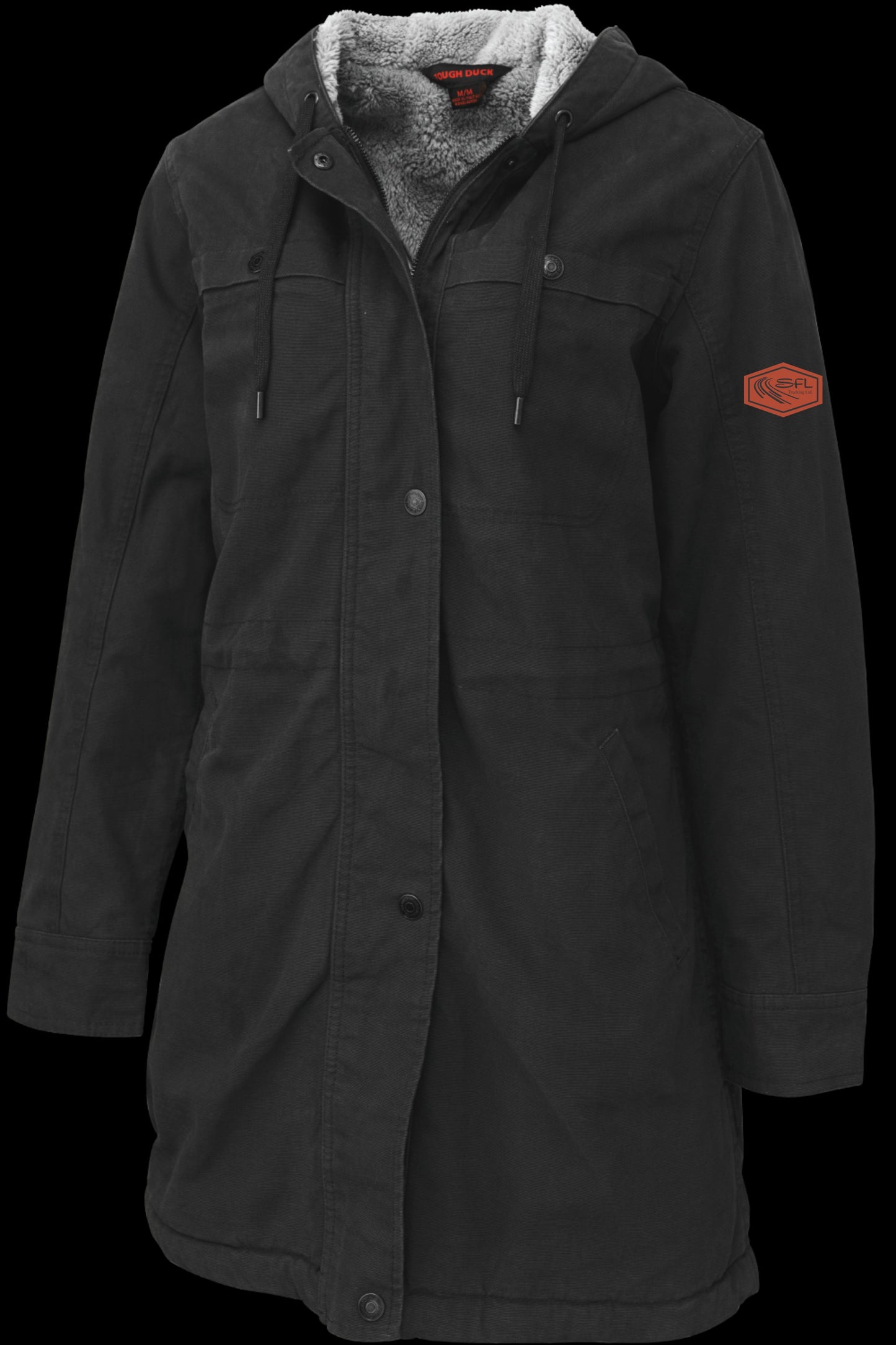 TOUGH DUCK WOMEN'S SHERPA LINED JACKET - WJ20 - SFL TRUCKING LOGO - LP