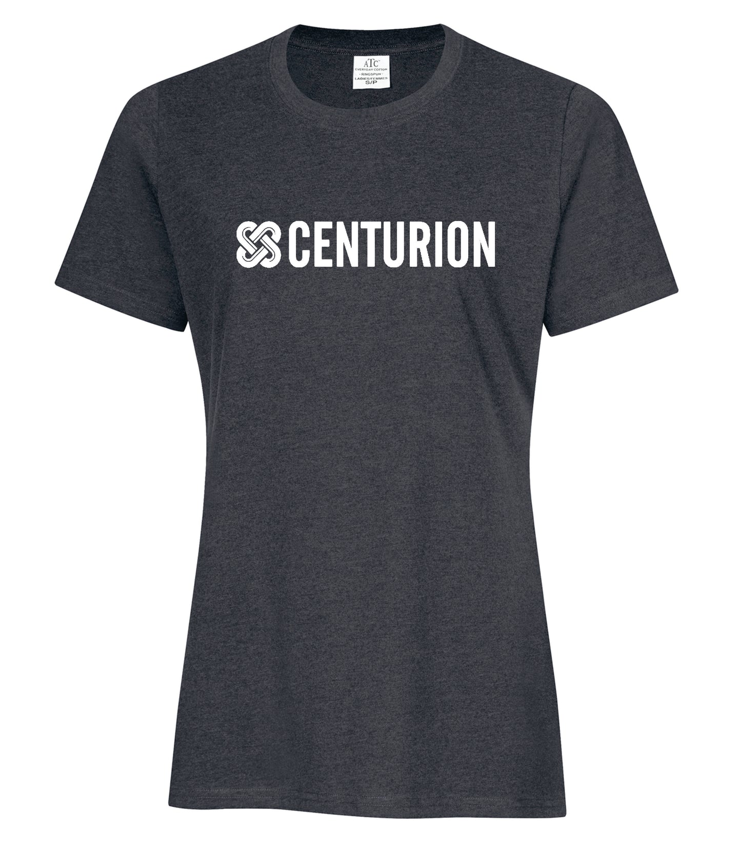 RING SPUN COTTON T-SHIRT - ATC2000L - LADIES' - CENTURION LOGO - HP FULL FRONT