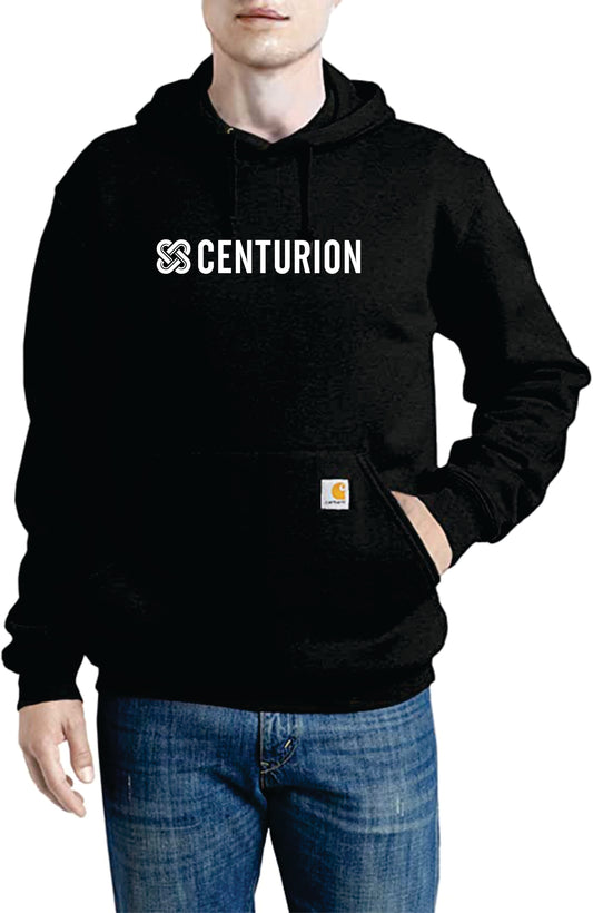 CARHARTT HOODED PULLOVER - K121 - CENTURION LOGO - HP FULL FRONT