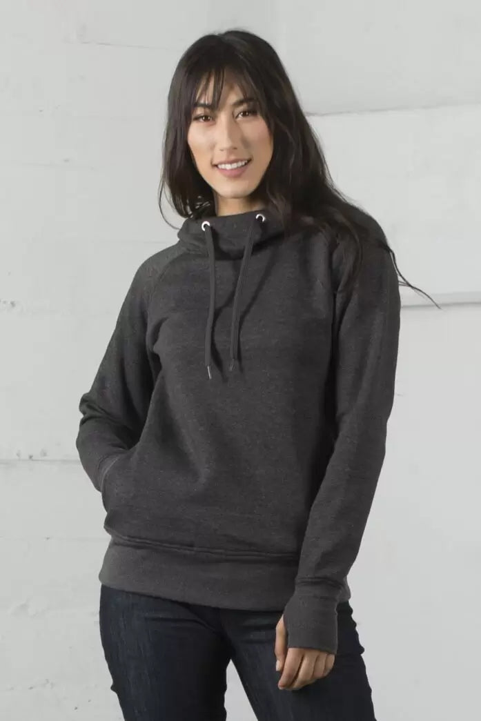 VINTAGE HOODED LADIES' SWEATSHIRT - L2045 - CENTURION LOGO - EMB