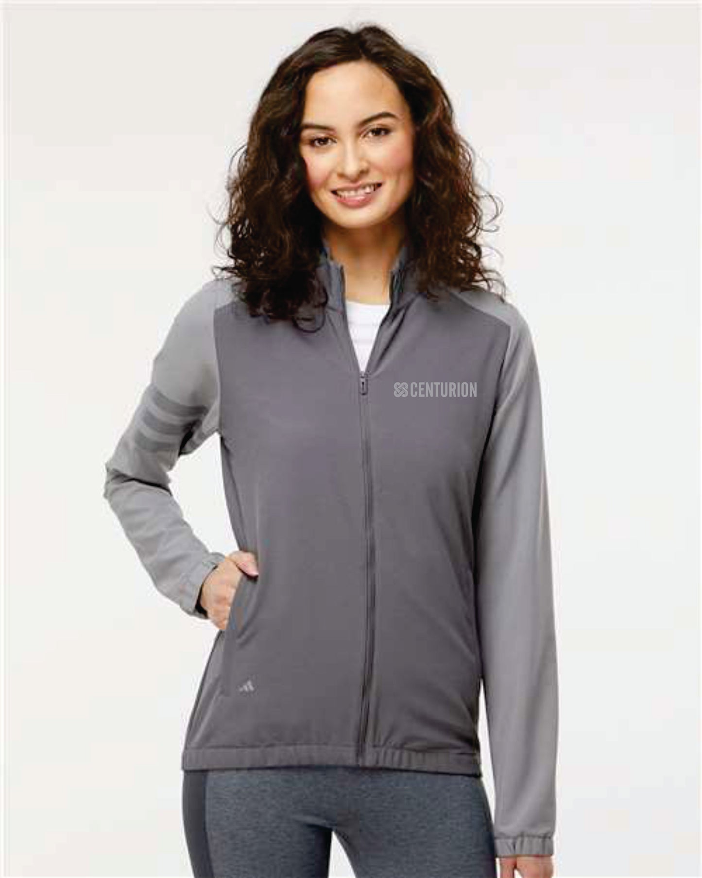 ADIDAS 3-STRIPES ZIPUP JACKET - A268 - WOMEN'S - CENTURION LOGO - HP